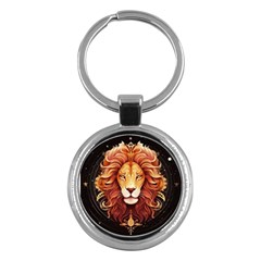 Lion Star Sign Astrology Horoscope Key Chain (round) by Bangk1t