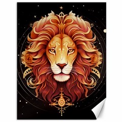 Lion Star Sign Astrology Horoscope Canvas 36  X 48  by Bangk1t