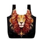 Lion Star Sign Astrology Horoscope Full Print Recycle Bag (M) Front