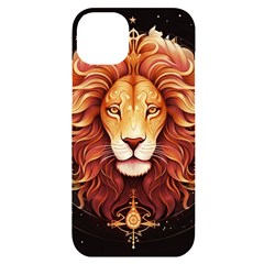 Lion Star Sign Astrology Horoscope Iphone 14 Plus Black Uv Print Case by Bangk1t