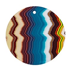 Line Vertical Lines Color Lines Ornament (round) by Bangk1t