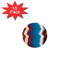 Line Vertical Lines Color Lines 1  Mini Buttons (10 Pack)  by Bangk1t