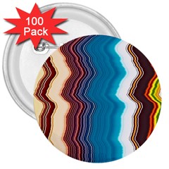 Line Vertical Lines Color Lines 3  Buttons (100 Pack)  by Bangk1t