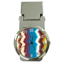 Line Vertical Lines Color Lines Money Clip Watches by Bangk1t