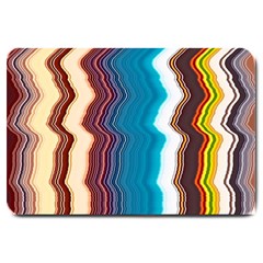 Line Vertical Lines Color Lines Large Doormat by Bangk1t