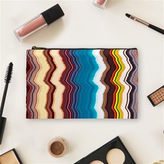 Line Vertical Lines Color Lines Cosmetic Bag (medium) by Bangk1t