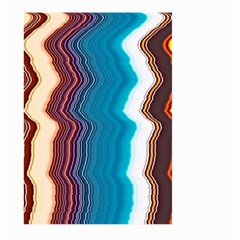 Line Vertical Lines Color Lines Large Garden Flag (two Sides) by Bangk1t