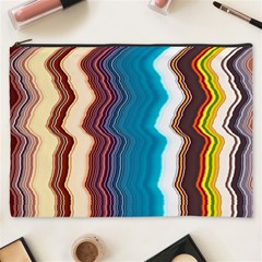 Line Vertical Lines Color Lines Cosmetic Bag (xxxl) by Bangk1t