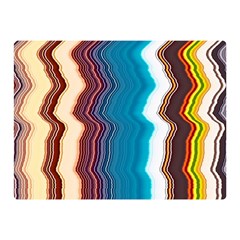 Line Vertical Lines Color Lines Two Sides Premium Plush Fleece Blanket (mini) by Bangk1t