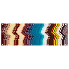 Line Vertical Lines Color Lines Banner And Sign 9  X 3  by Bangk1t