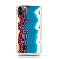 Line Vertical Lines Color Lines Iphone 11 Pro Max 6 5 Inch Tpu Uv Print Case by Bangk1t