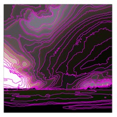 Pink Storm Pink Lightning Square Satin Scarf (36  X 36 ) by Bangk1t