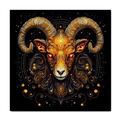 Aries Star Sign Tile Coaster by Bangk1t