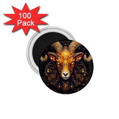 Aries Star Sign 1 75  Magnets (100 Pack)  by Bangk1t