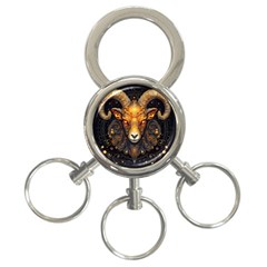 Aries Star Sign 3-ring Key Chain by Bangk1t