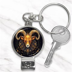 Aries Star Sign Nail Clippers Key Chain by Bangk1t