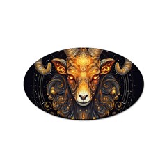 Aries Star Sign Sticker (oval)