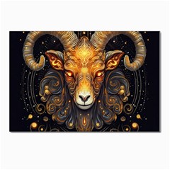 Aries Star Sign Postcards 5  X 7  (pkg Of 10) by Bangk1t