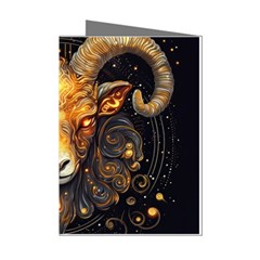 Aries Star Sign Mini Greeting Cards (pkg Of 8) by Bangk1t