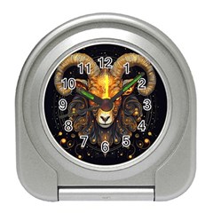 Aries Star Sign Travel Alarm Clock by Bangk1t