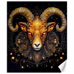 Aries Star Sign Canvas 8  X 10  by Bangk1t