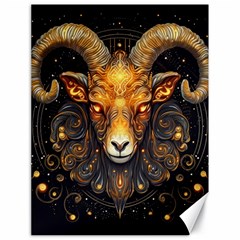 Aries Star Sign Canvas 18  X 24  by Bangk1t