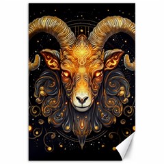 Aries Star Sign Canvas 20  X 30  by Bangk1t