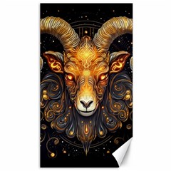 Aries Star Sign Canvas 40  X 72  by Bangk1t