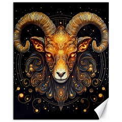 Aries Star Sign Canvas 11  X 14  by Bangk1t