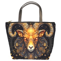 Aries Star Sign Bucket Bag by Bangk1t