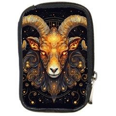 Aries Star Sign Compact Camera Leather Case by Bangk1t