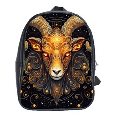 Aries Star Sign School Bag (xl) by Bangk1t