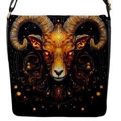 Aries Star Sign Flap Closure Messenger Bag (s) by Bangk1t