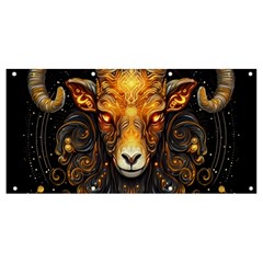 Aries Star Sign Banner And Sign 8  X 4  by Bangk1t