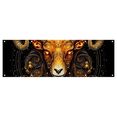 Aries Star Sign Banner And Sign 12  X 4  by Bangk1t