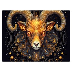 Aries Star Sign Premium Plush Fleece Blanket (extra Small) by Bangk1t