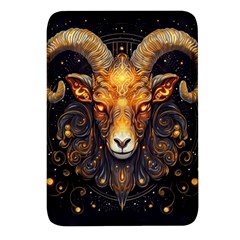 Aries Star Sign Rectangular Glass Fridge Magnet (4 Pack) by Bangk1t