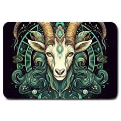 Capricorn Star Sign Large Doormat by Bangk1t