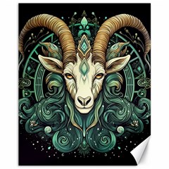 Capricorn Star Sign Canvas 11  X 14  by Bangk1t