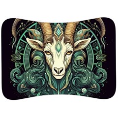 Capricorn Star Sign Velour Seat Head Rest Cushion by Bangk1t