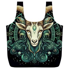 Capricorn Star Sign Full Print Recycle Bag (xxl) by Bangk1t