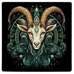 Capricorn Star Sign Uv Print Square Tile Coaster  by Bangk1t