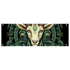 Capricorn Star Sign Banner And Sign 9  X 3  by Bangk1t