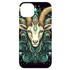 Capricorn Star Sign Iphone 14 Plus Black Uv Print Case by Bangk1t