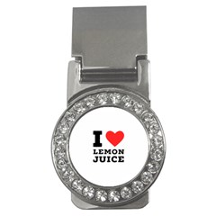 I Love Lemon Juice Money Clips (cz)  by ilovewhateva