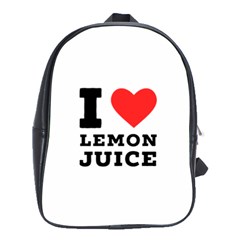 I Love Lemon Juice School Bag (large) by ilovewhateva