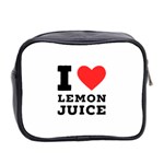 I love lemon juice Mini Toiletries Bag (Two Sides) Back