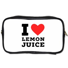 I Love Lemon Juice Toiletries Bag (one Side) by ilovewhateva