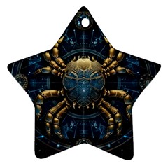 Cancer Star Sign Astrology Ornament (star) by Bangk1t