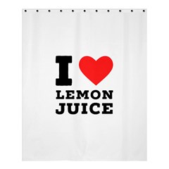 I Love Lemon Juice Shower Curtain 60  X 72  (medium)  by ilovewhateva